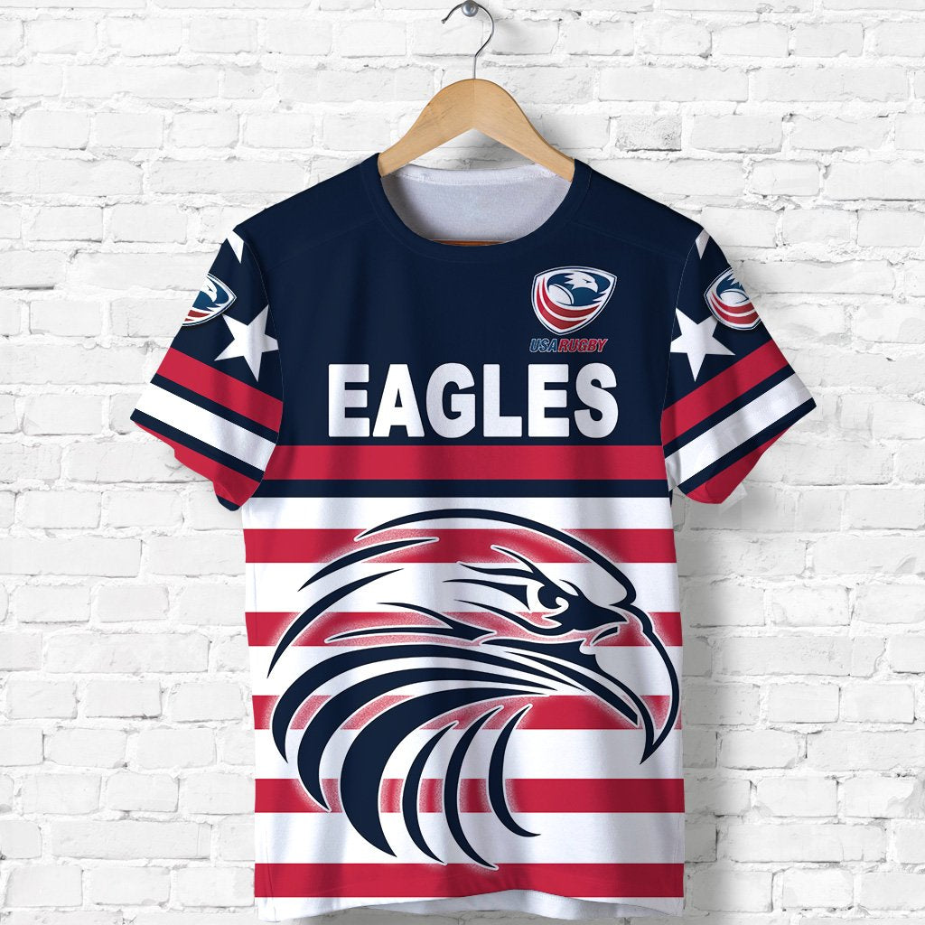 usa-rugby-t-shirt-eagles-simple-style-navy