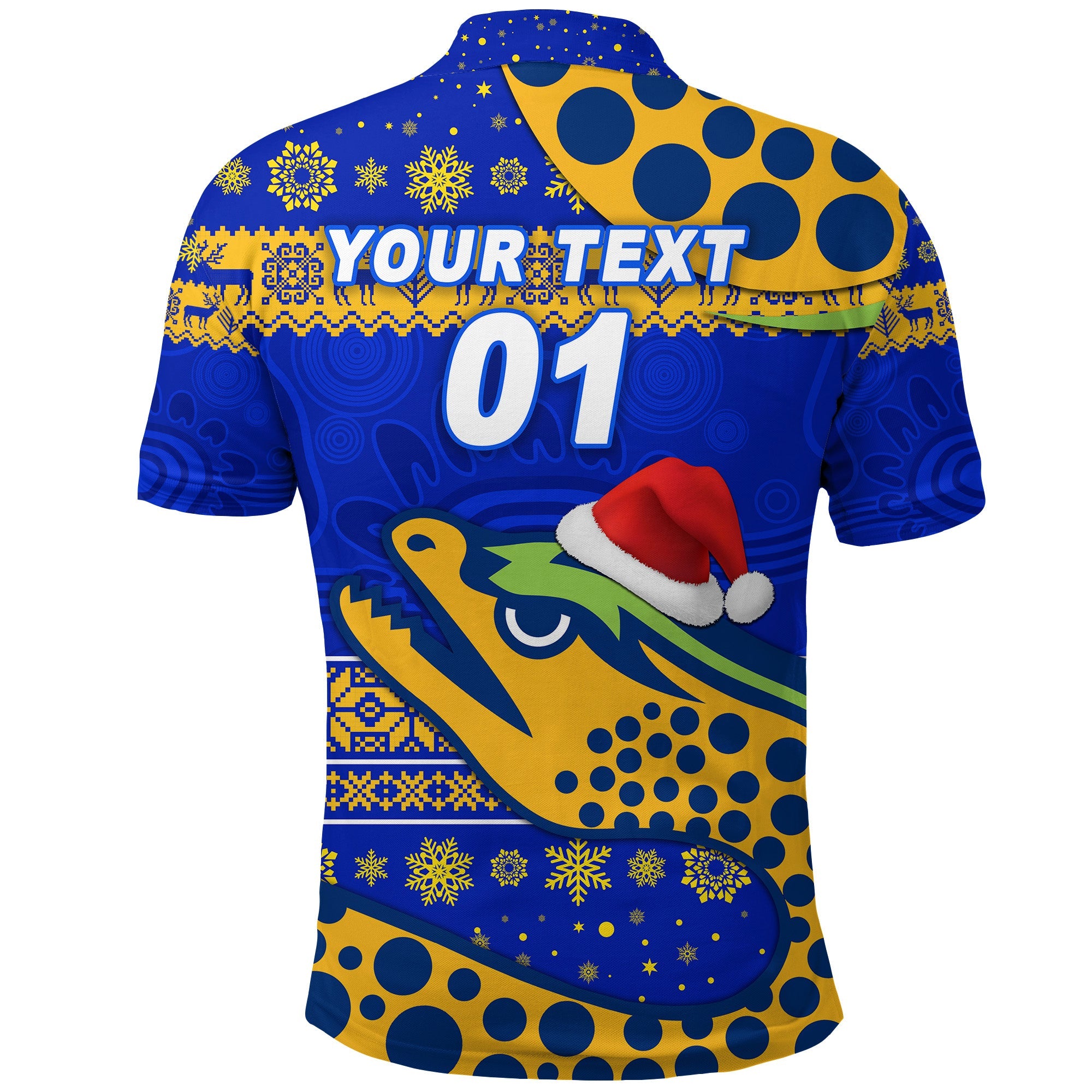 custom-personalised-parramatta-eels-polo-shirt-christmas-simple-style-blue