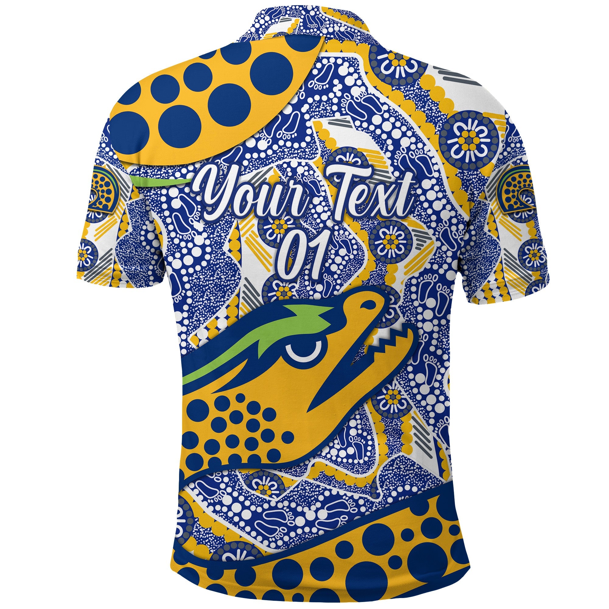 custom-personalised-parramatta-eels-polo-shirt-2021-indigenous-simple-style-blue-custom-text-and-number