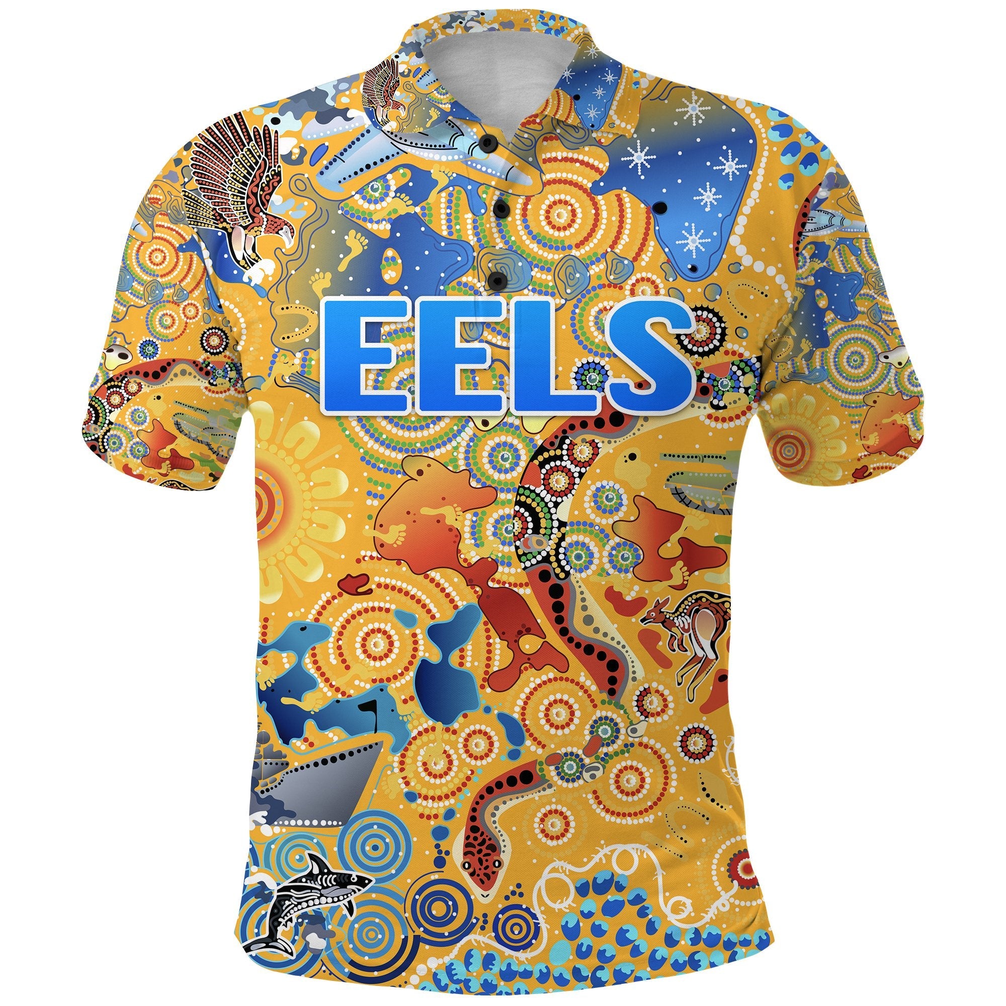 custom-personalised-parramatta-polo-shirt-eels-indigenous-naidoc-vibes-gold-custom-text-and-number