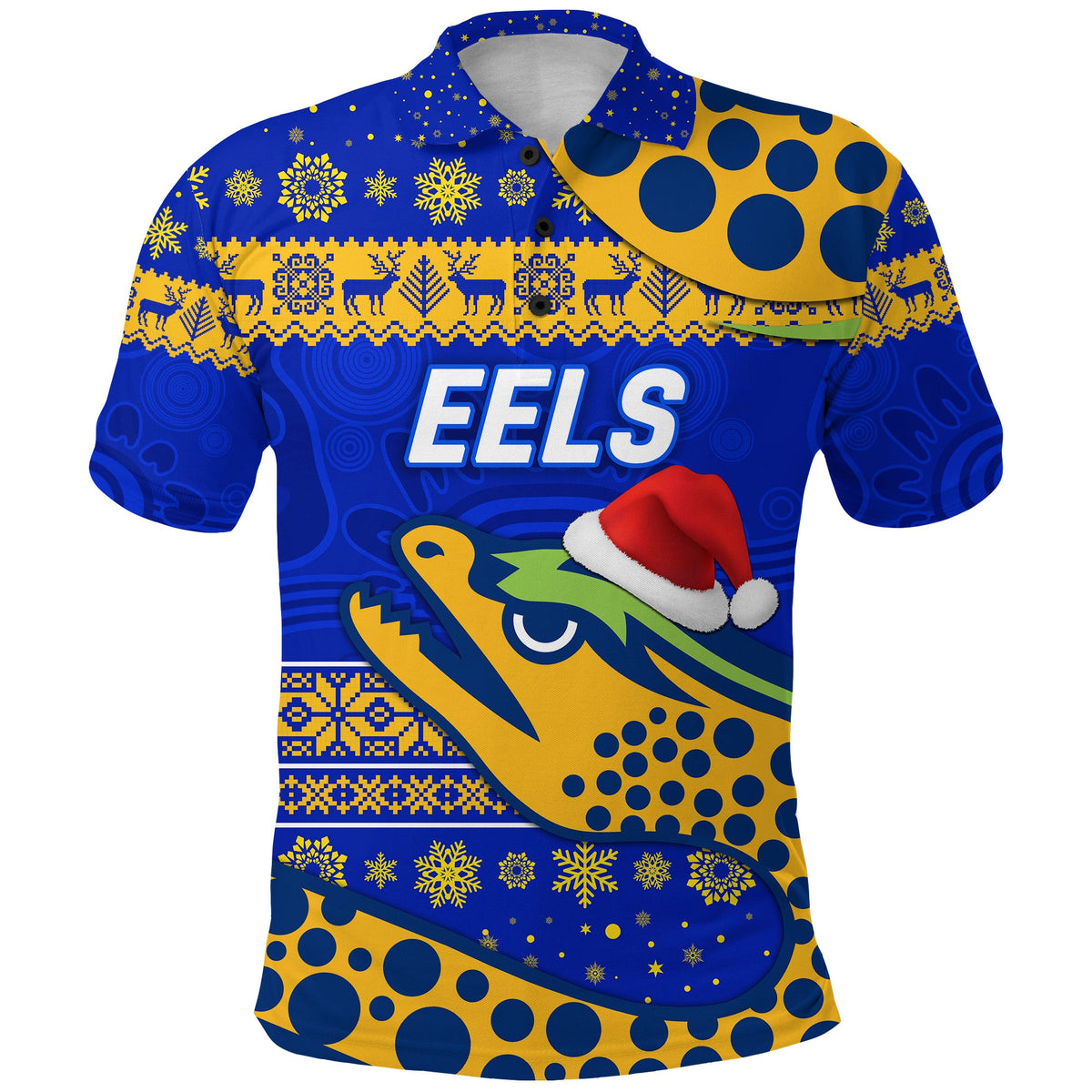custom-personalised-parramatta-eels-polo-shirt-christmas-simple-style-blue