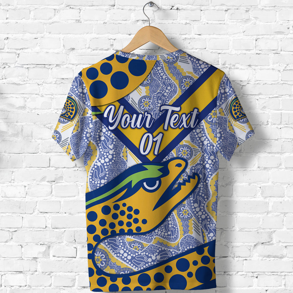 custom-personalised-parramatta-eels-t-shirt-2021-indigenous-simple-style-white-custom-text-and-number