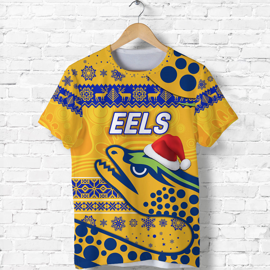 parramatta-eels-t-shirt-christmas-simple-style-gold