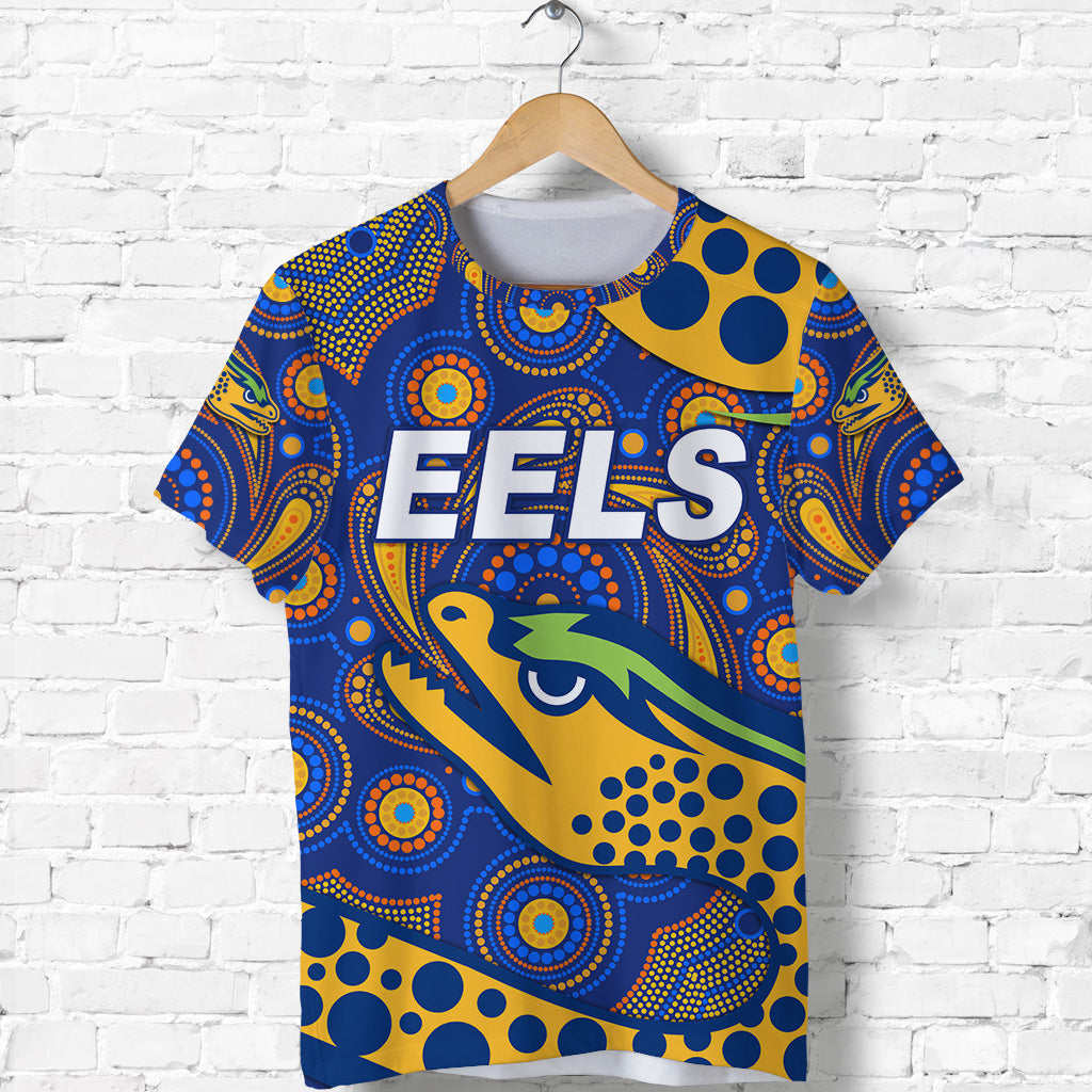 custom-personalised-parramatta-eels-t-shirt-2021-indigenous-vibes-blue-custom-text-and-number