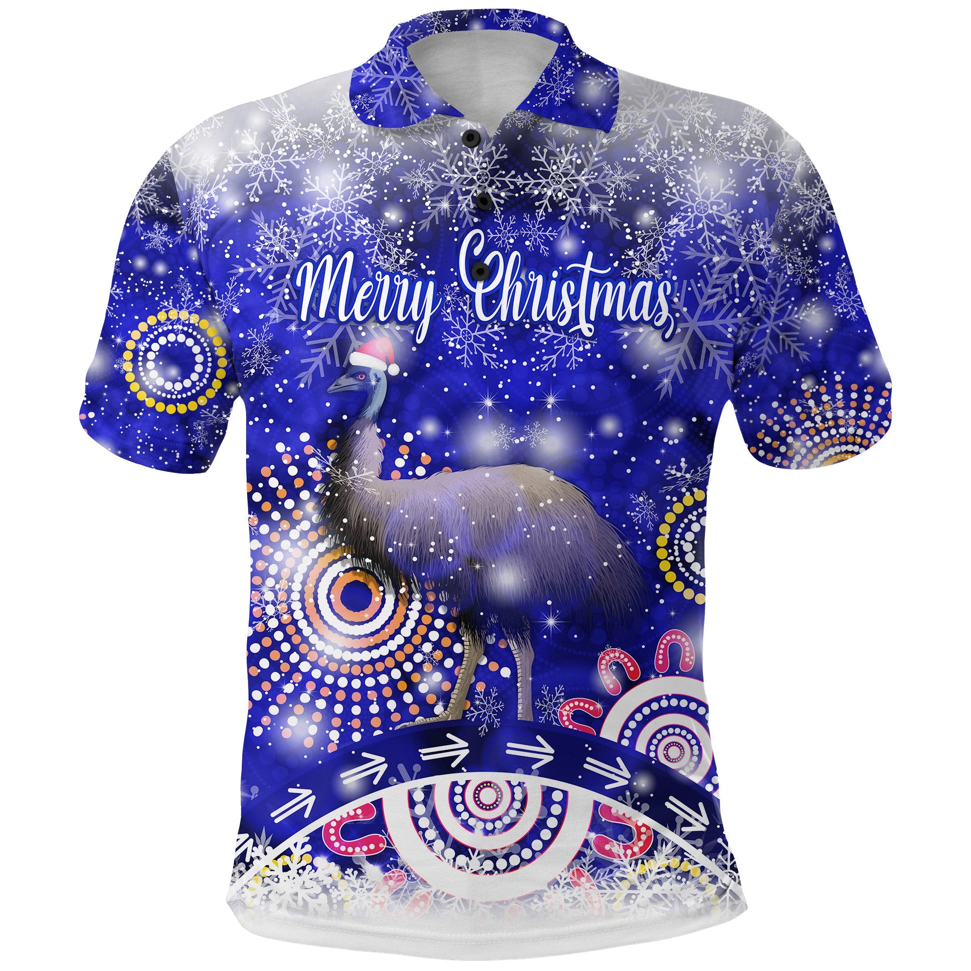 custom-personalised-australia-emu-christmas-polo-shirt-original-style-blue