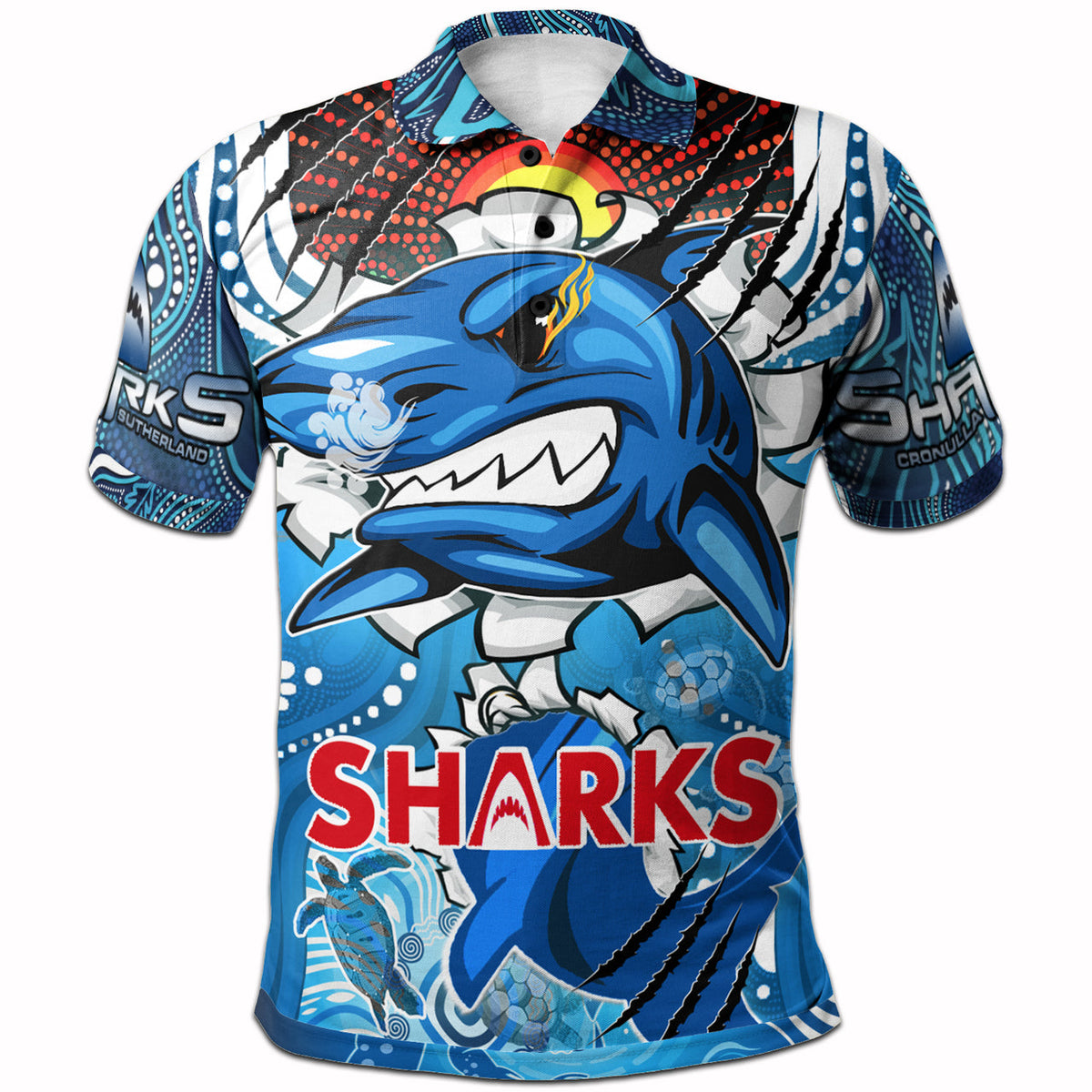 sharks-aboriginal-custom-rugby-polo-shirt-the-indigenous-sharks-scratch-style