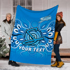 (Custom Personalised) Adelaide Strikers Aboriginal Cricket 2022 Blanket - LT12
