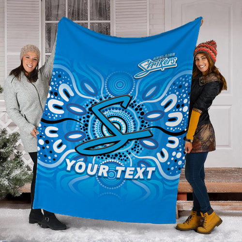 (Custom Personalised) Adelaide Strikers Aboriginal Cricket 2022 Blanket - LT12
