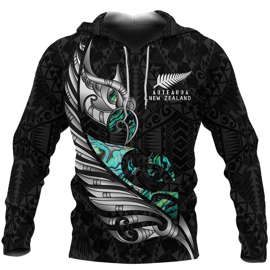 new-zealand-hoodie-manaia-paua-fern-wing-white