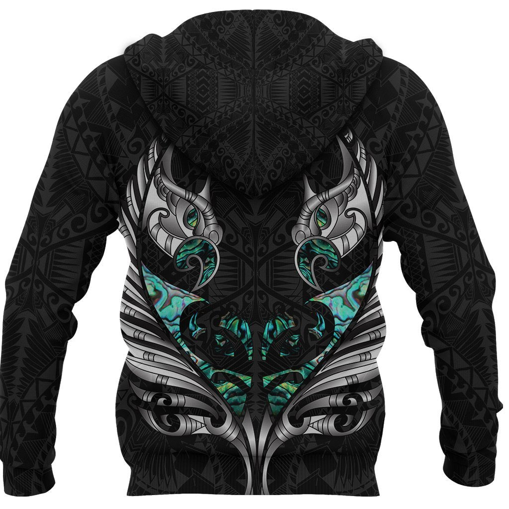 new-zealand-hoodie-manaia-paua-fern-wing-white
