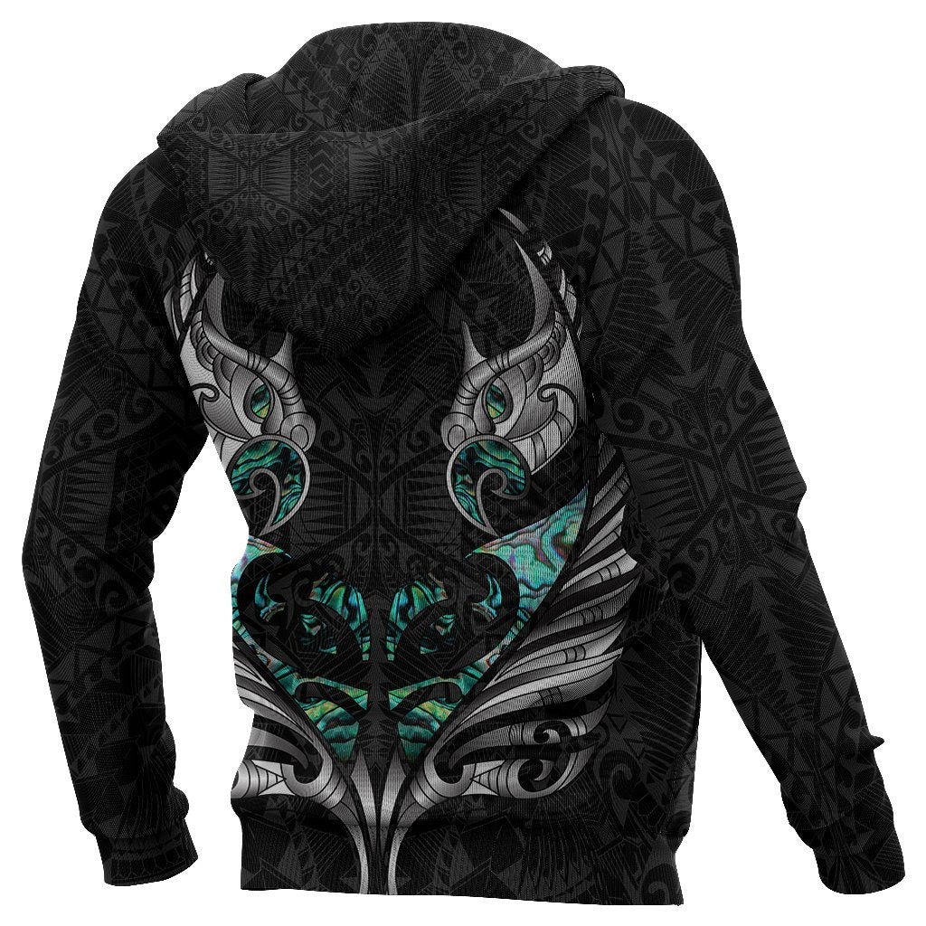 new-zealand-hoodie-manaia-paua-fern-wing-white