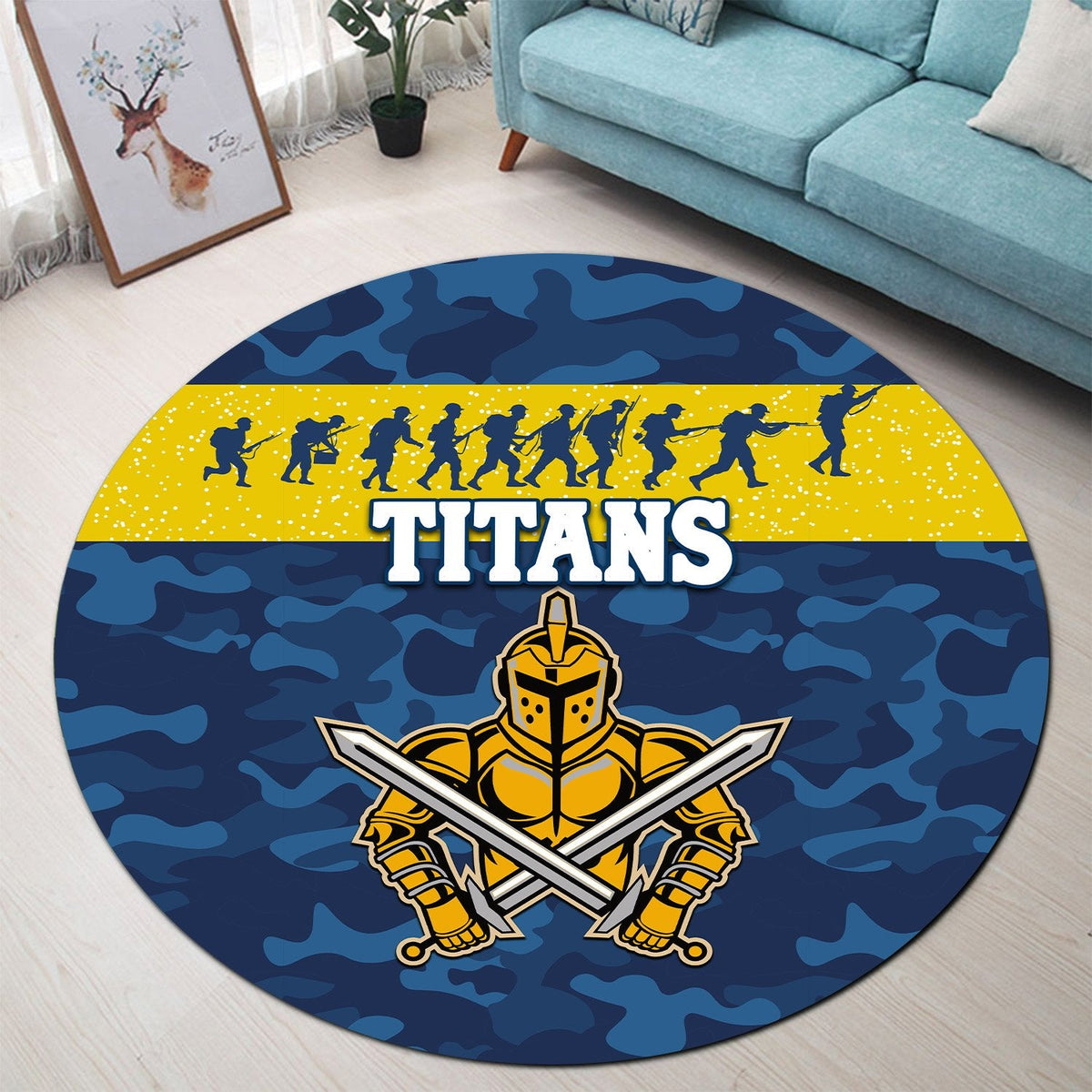gold-coast-titans-round-carpet-anzac-country-style