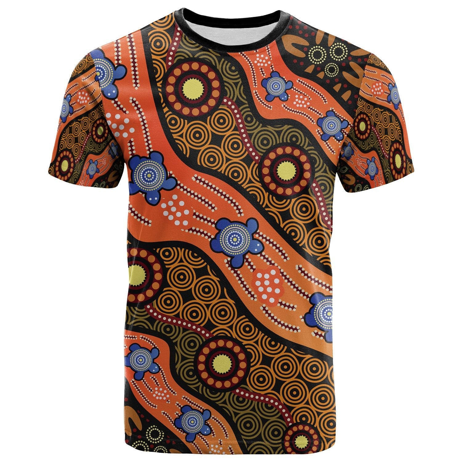 tshirt-aboriginal-dot-unique-style-turtle