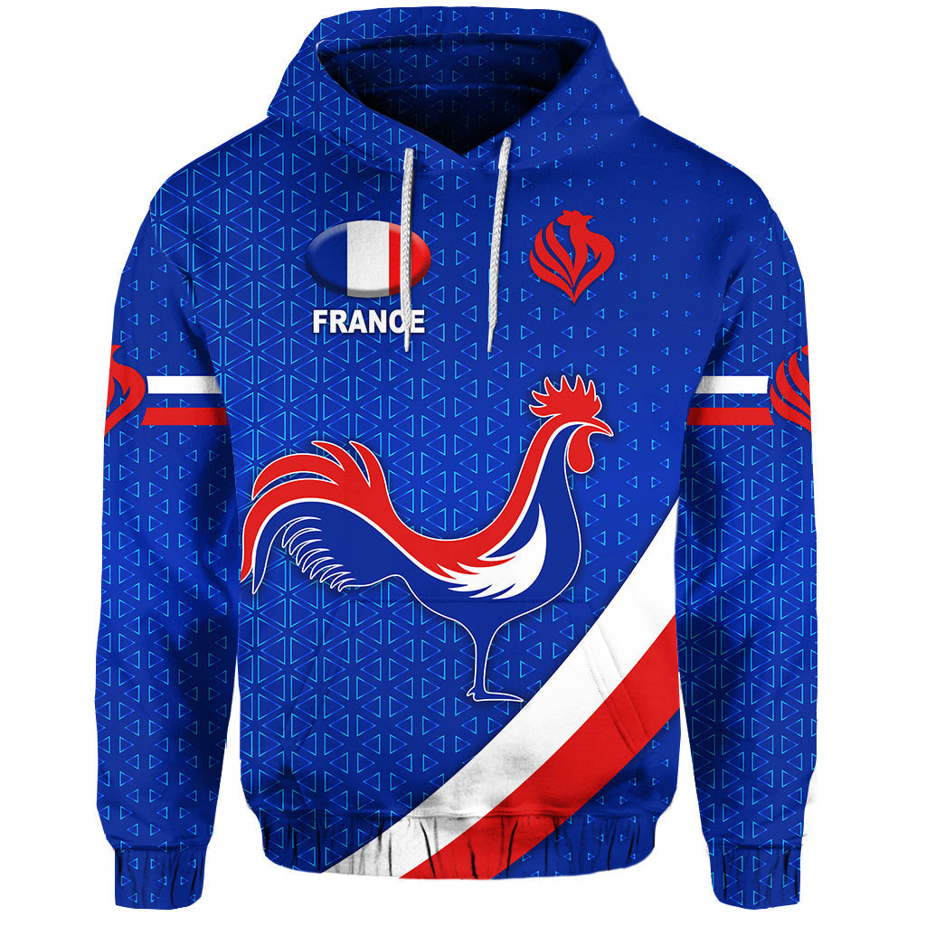 france-rugby-hoodie-rose-simple-style-blue