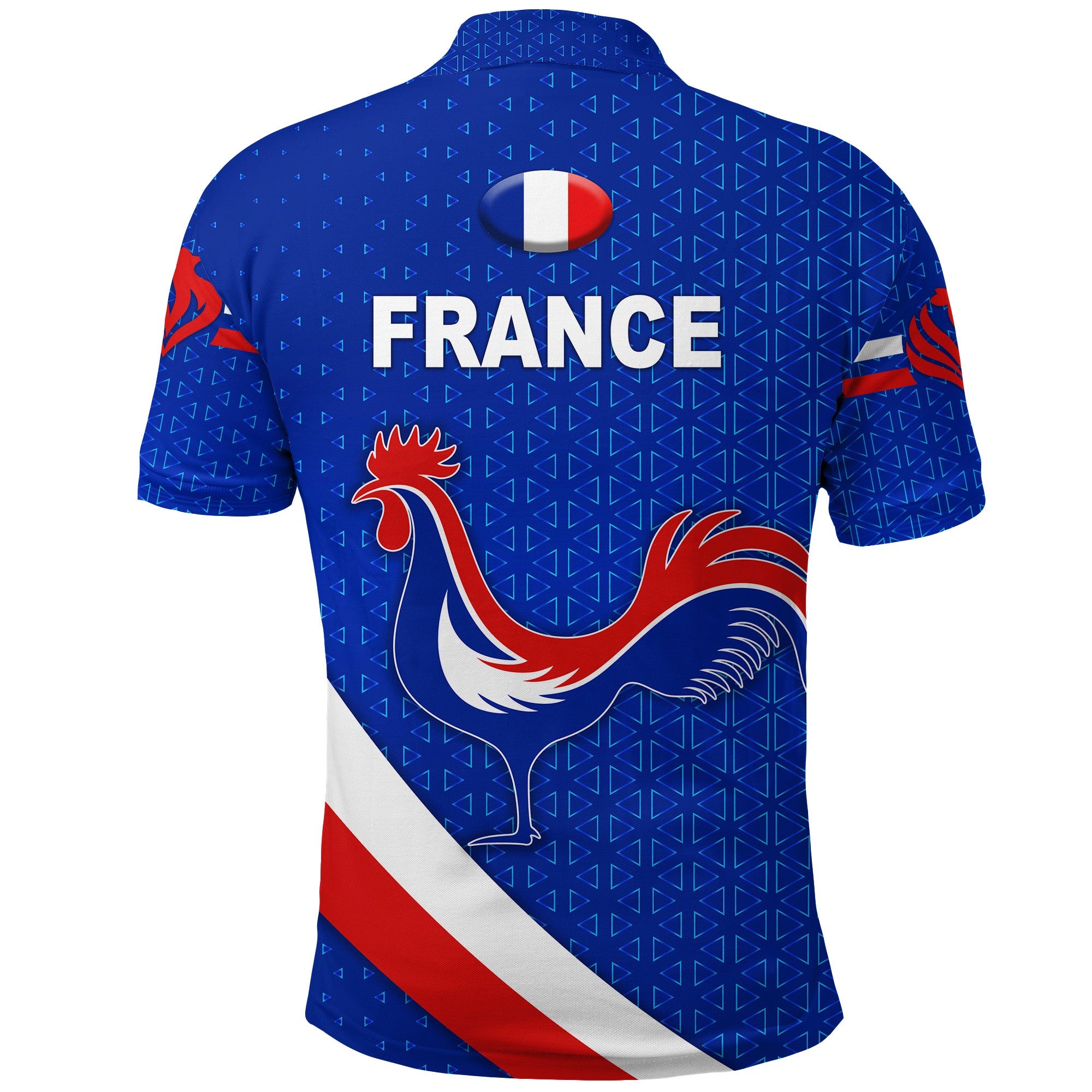 france-rugby-polo-shirt-rose-simple-style-blue