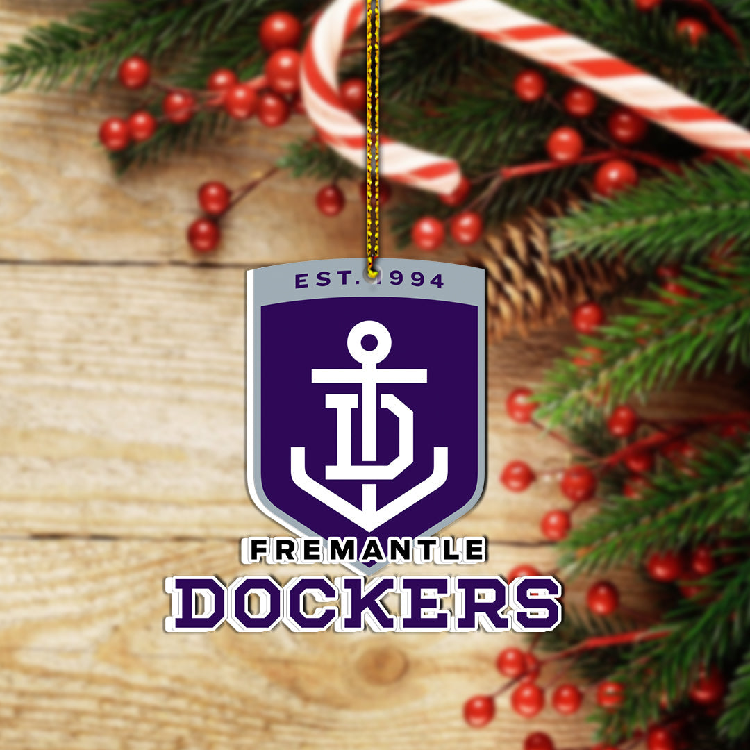 Christmas Ornament- Dockers Australian Football League No.1