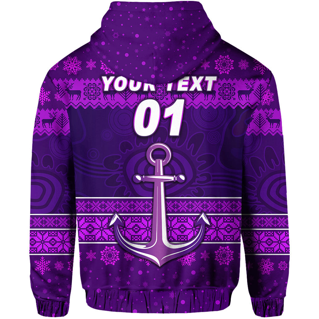 custom-personalised-fremantle-dockers-hoodie-freo-christmas-simple-style-purple