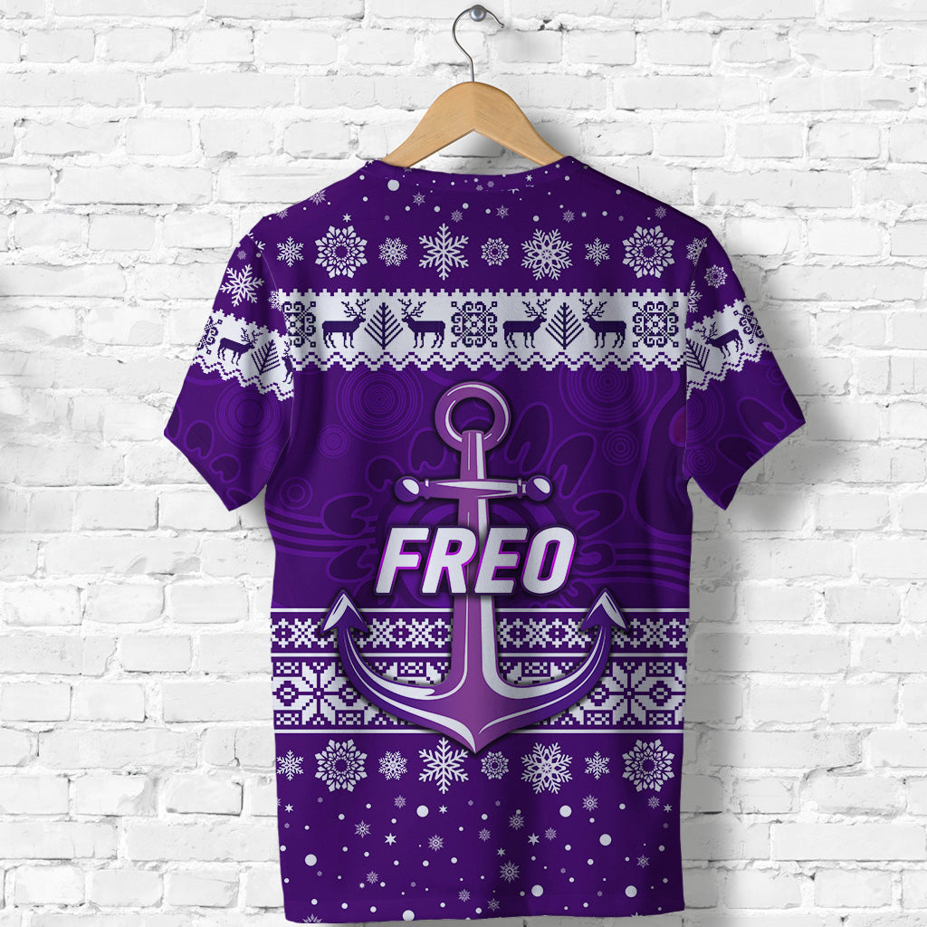 fremantle-dockers-t-shirt-freo-christmas-simple-style-white