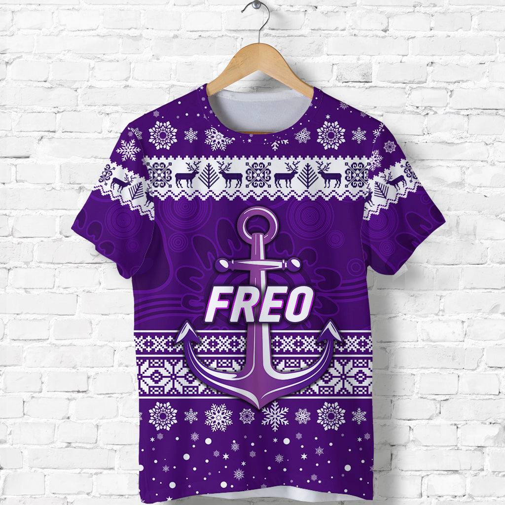 custom-personalised-fremantle-dockers-t-shirt-freo-christmas-simple-style-white