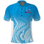 Blues Polo Shirt Super Rugby New Zealand NO.1 RLT8