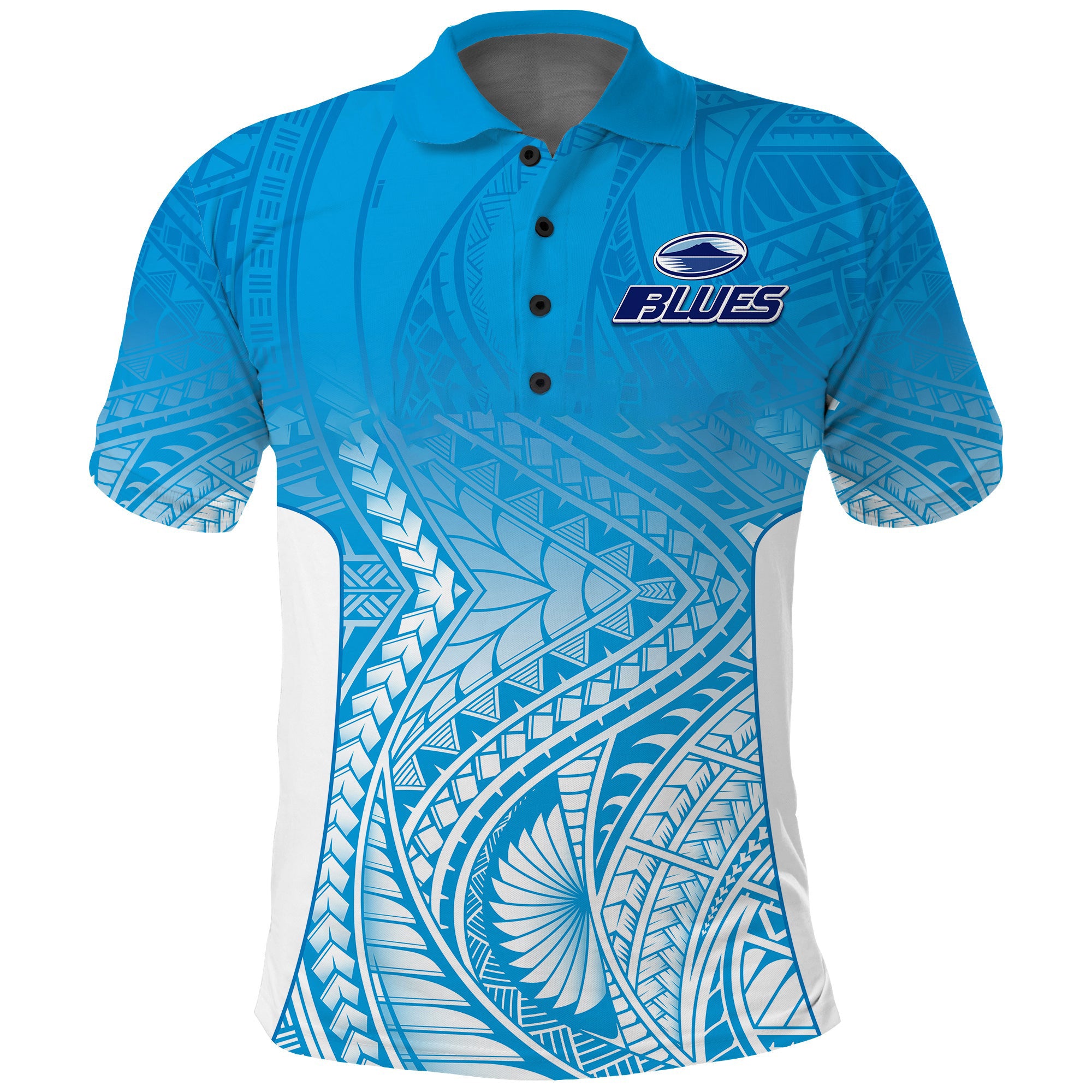 Blues Polo Shirt Super Rugby New Zealand NO.1 RLT8