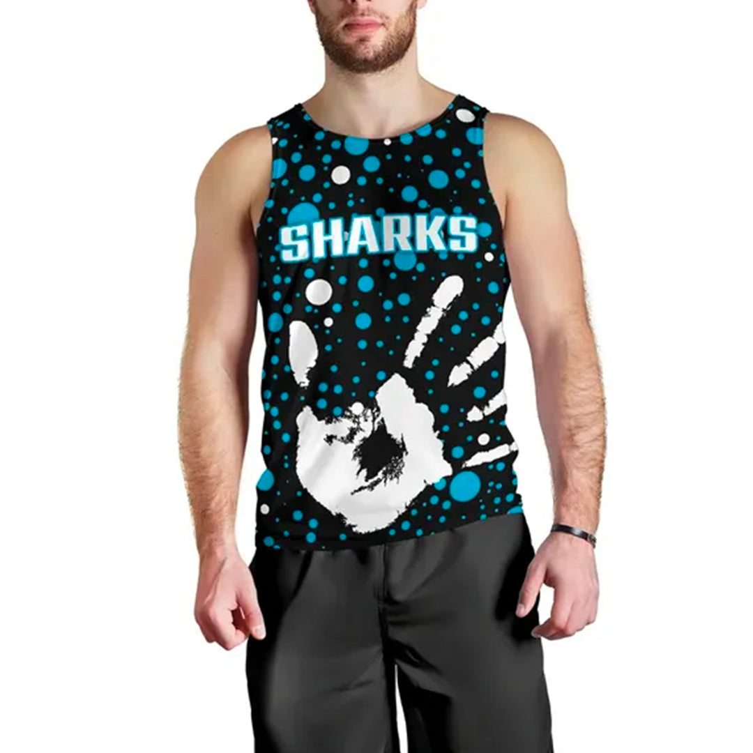 sharks-indigenous-mens-tank-top-minimalism-version