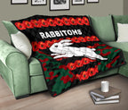 south-sydney-rabbitohs-premium-quilt-anzac-day-poppy-flower-vibes