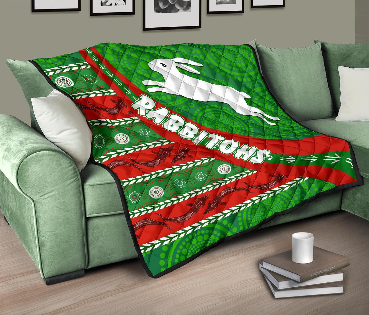 south-sydney-rabbitohs-aboriginal-premium-quilt-victorian-vibes