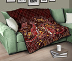aboriginal-premium-quilt-kangaroo-family-with-hand-art