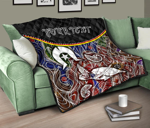 personalised-premium-quilt-aboriginal-dot-in-naidoc-week-style