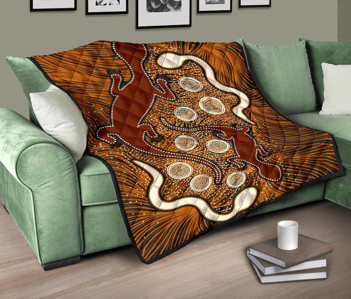 aboriginal-area-rug-indigenous-brown-lizard-and-white-snake