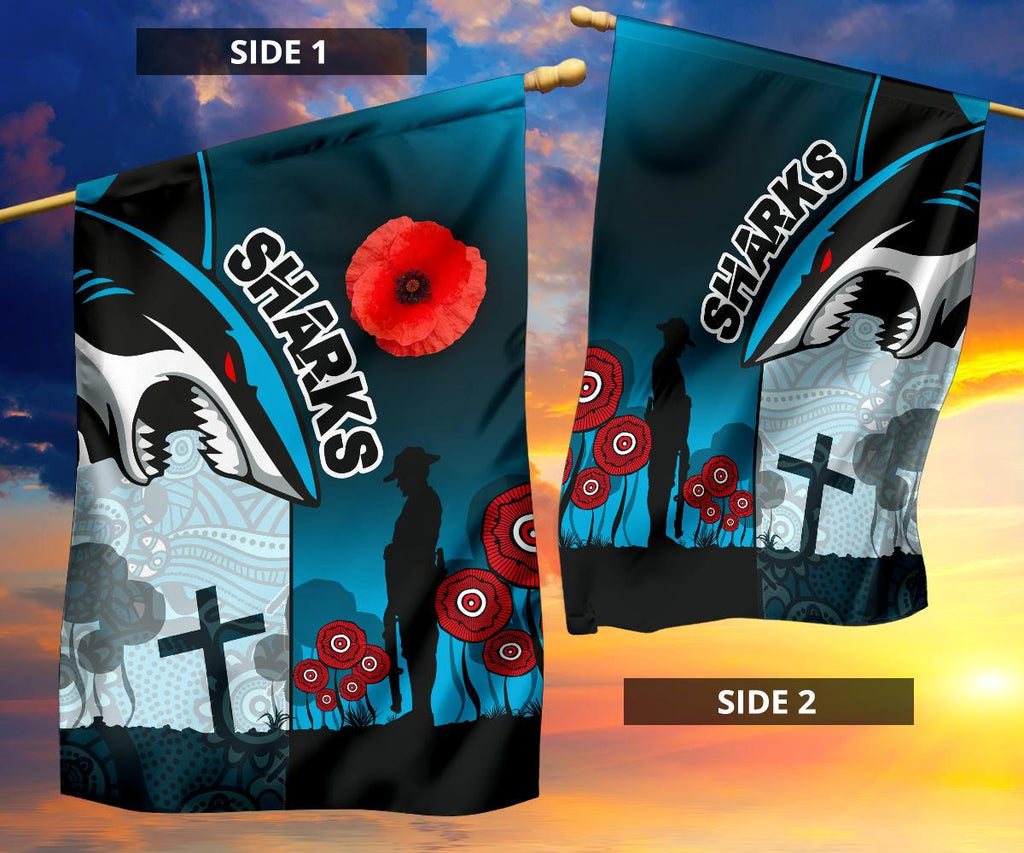 sharks-flag-cronulla-anzac-day