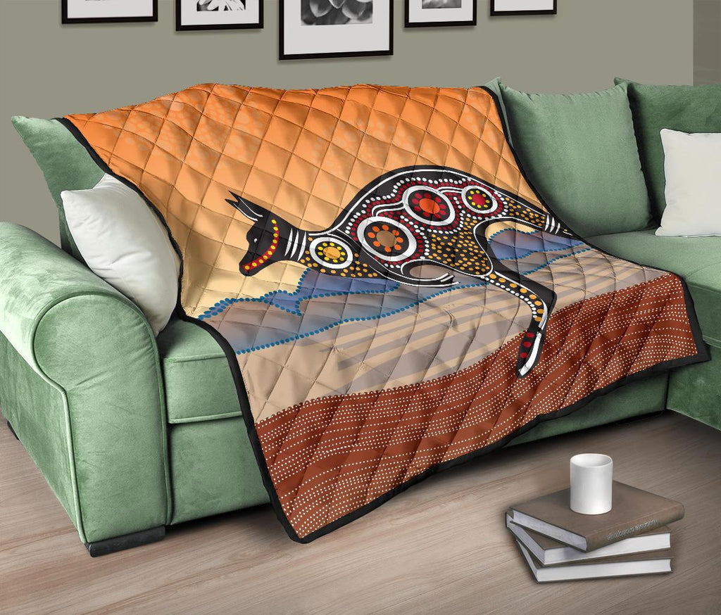 premium-quilts-kangaroo-quilts-aboriginal-dot-painting