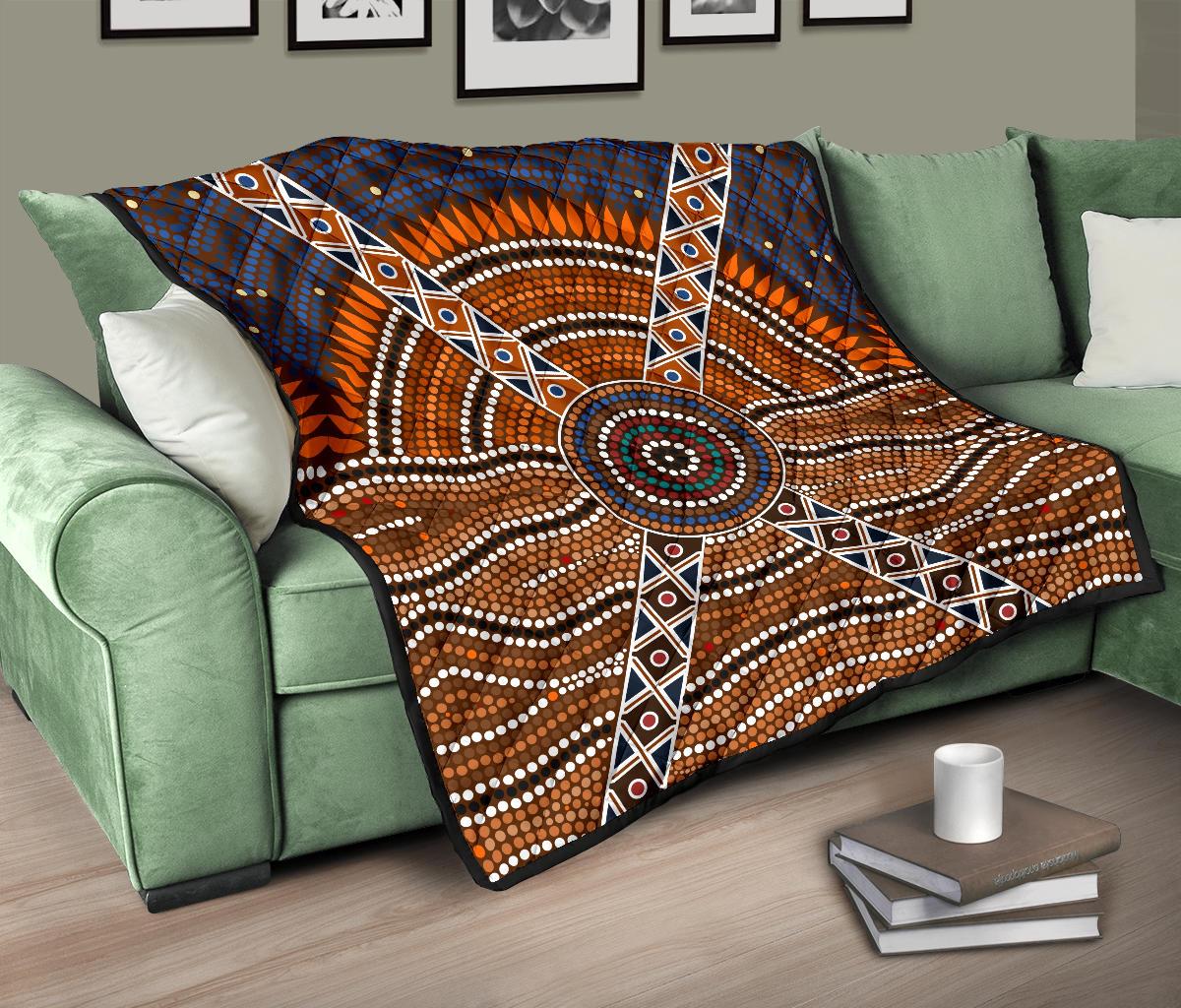 premium-quilts-aboriginal-dot-painting-quilts-ver01