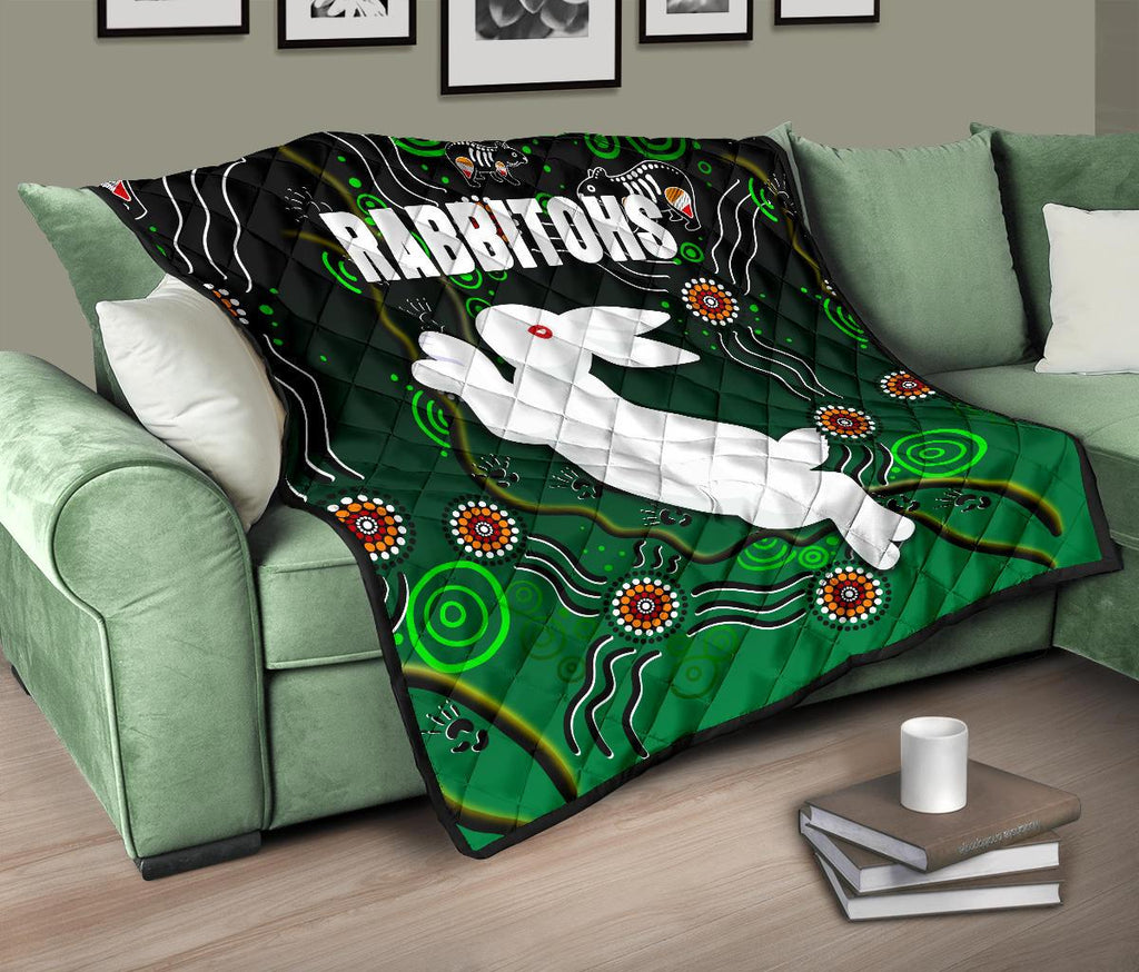 rabbitohs-premium-quilt-simple-indigenous