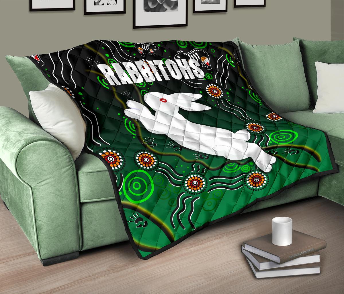 rabbitohs-premium-quilt-simple-indigenous
