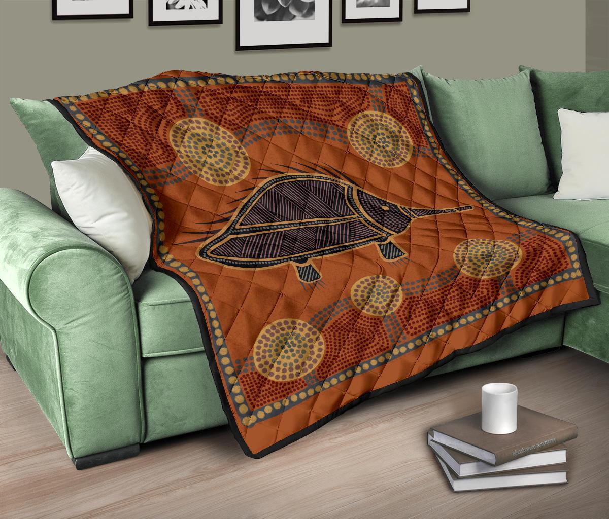 aboriginal-premium-quilt-indigenous-echidna