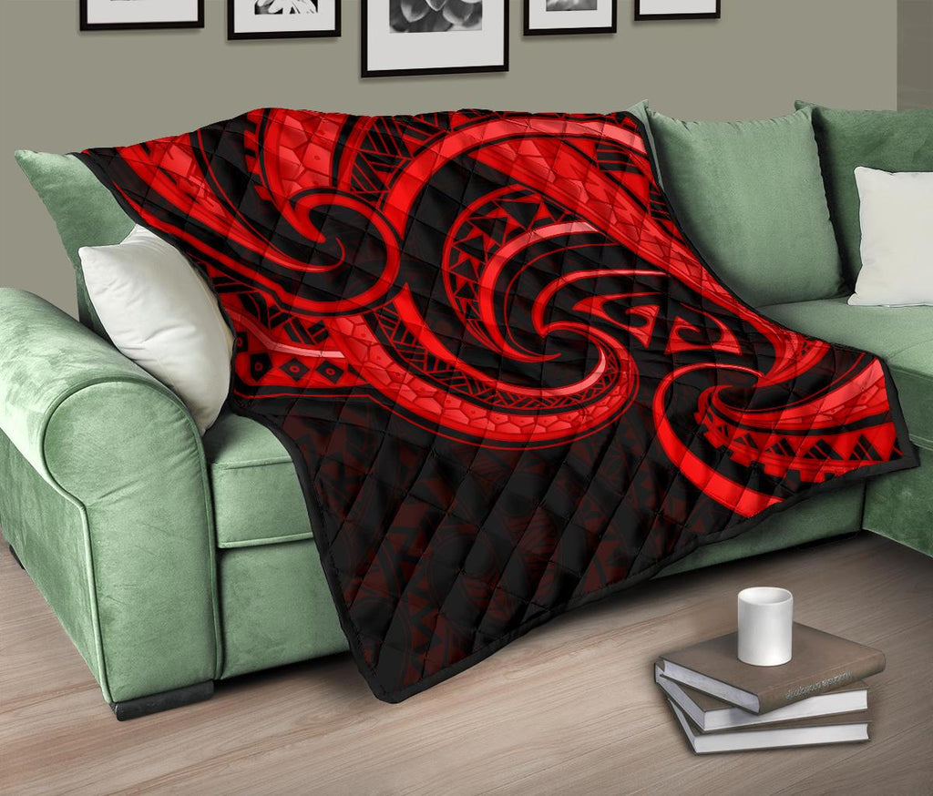 new-zealand-maori-mangopare-premium-quilt-polynesian-red
