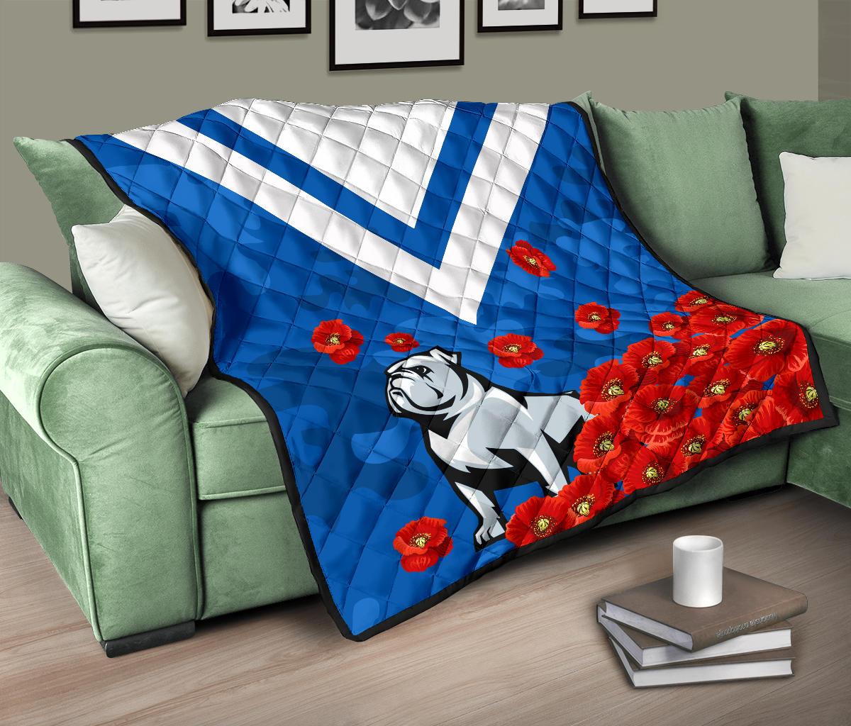bulldogs-premium-quilt-poppy-flowers