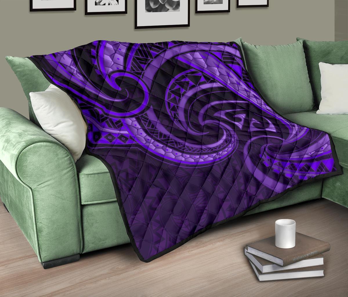 new-zealand-maori-mangopare-premium-quilt-polynesian-purple