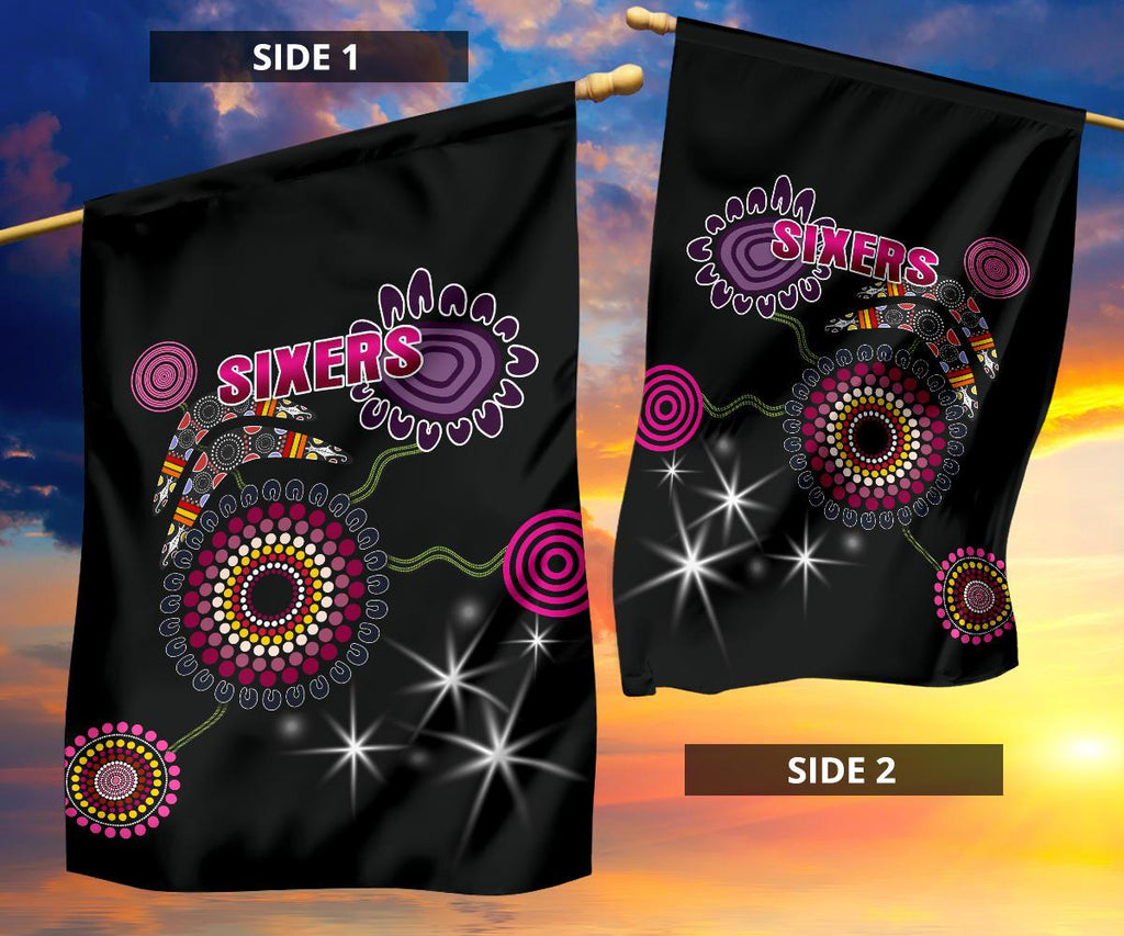 sydney-flag-sixers-indigenous-black