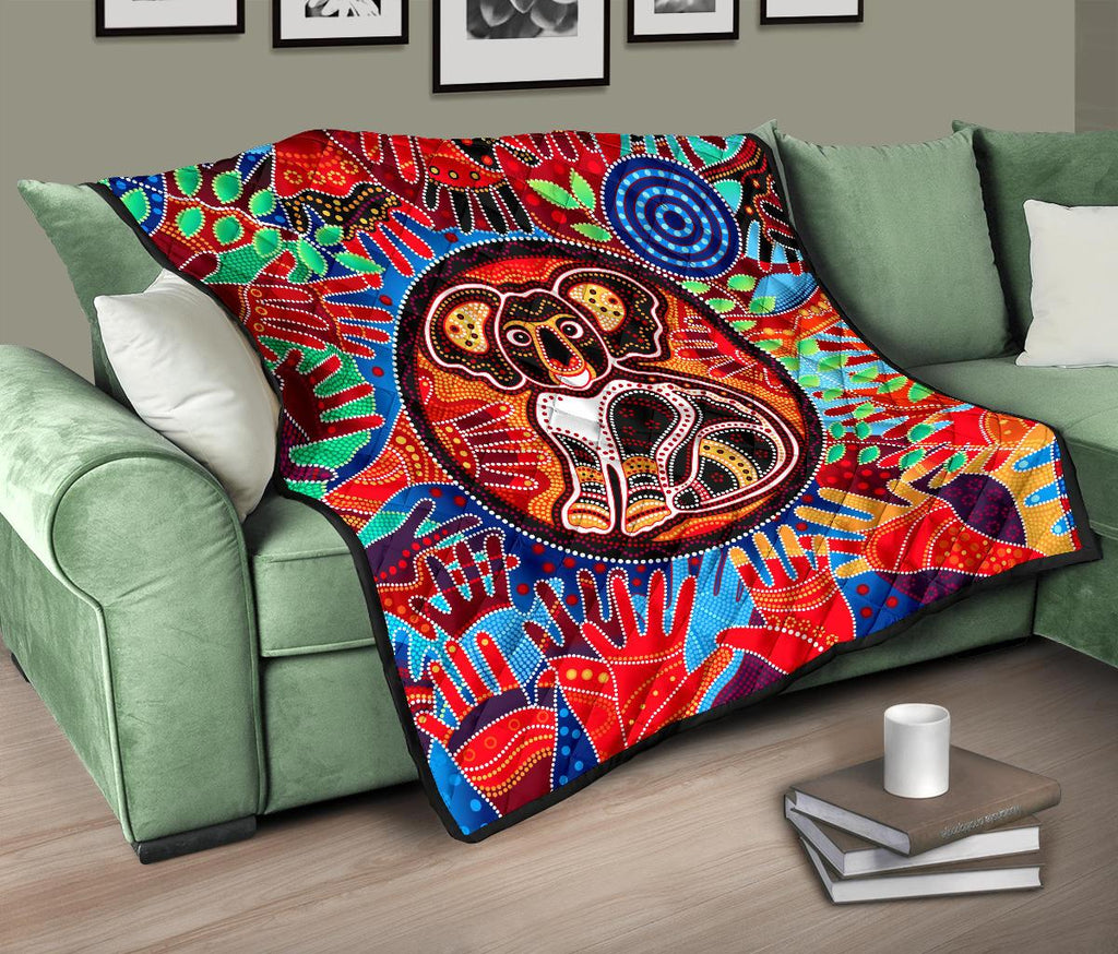 aboriginal-premium-quilt-koala-and-hand-art-dot-painting-quilt