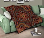 aboriginal-premium-quilt-aboriginal-dot-painting-flowers-style-ver02