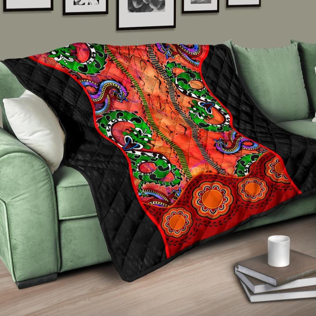 aboriginal-premium-quilt-aussie-indigenous-patterns-orange