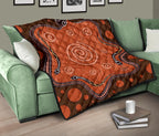 aboriginal-premium-quilt-australia-snake-aboriginal
