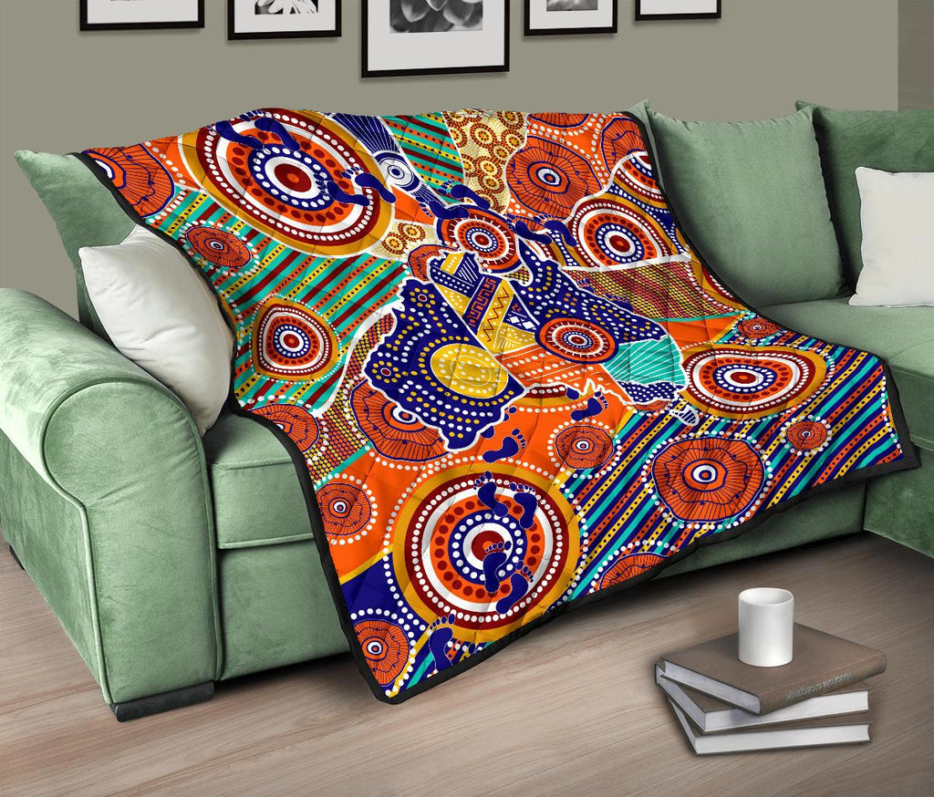 aboriginal-premium-quilt-australian-map-dot-painting