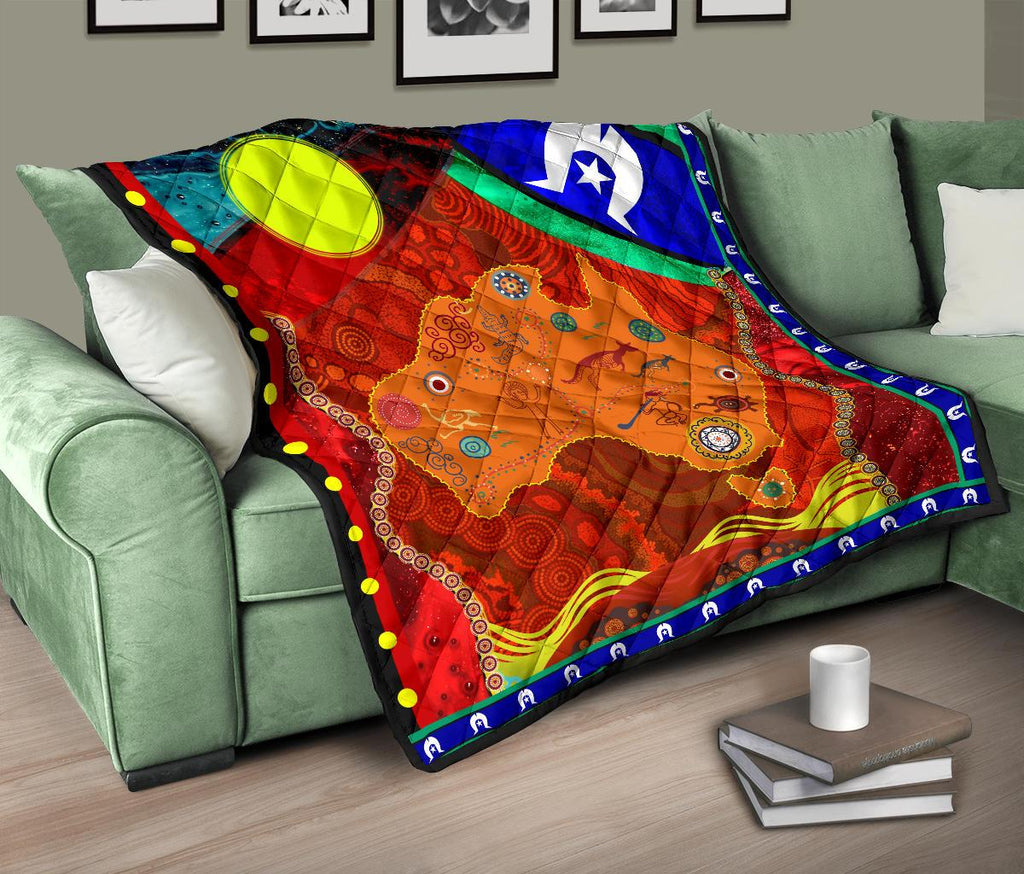 premium-quilt-australia-map-aboriginal-pattern