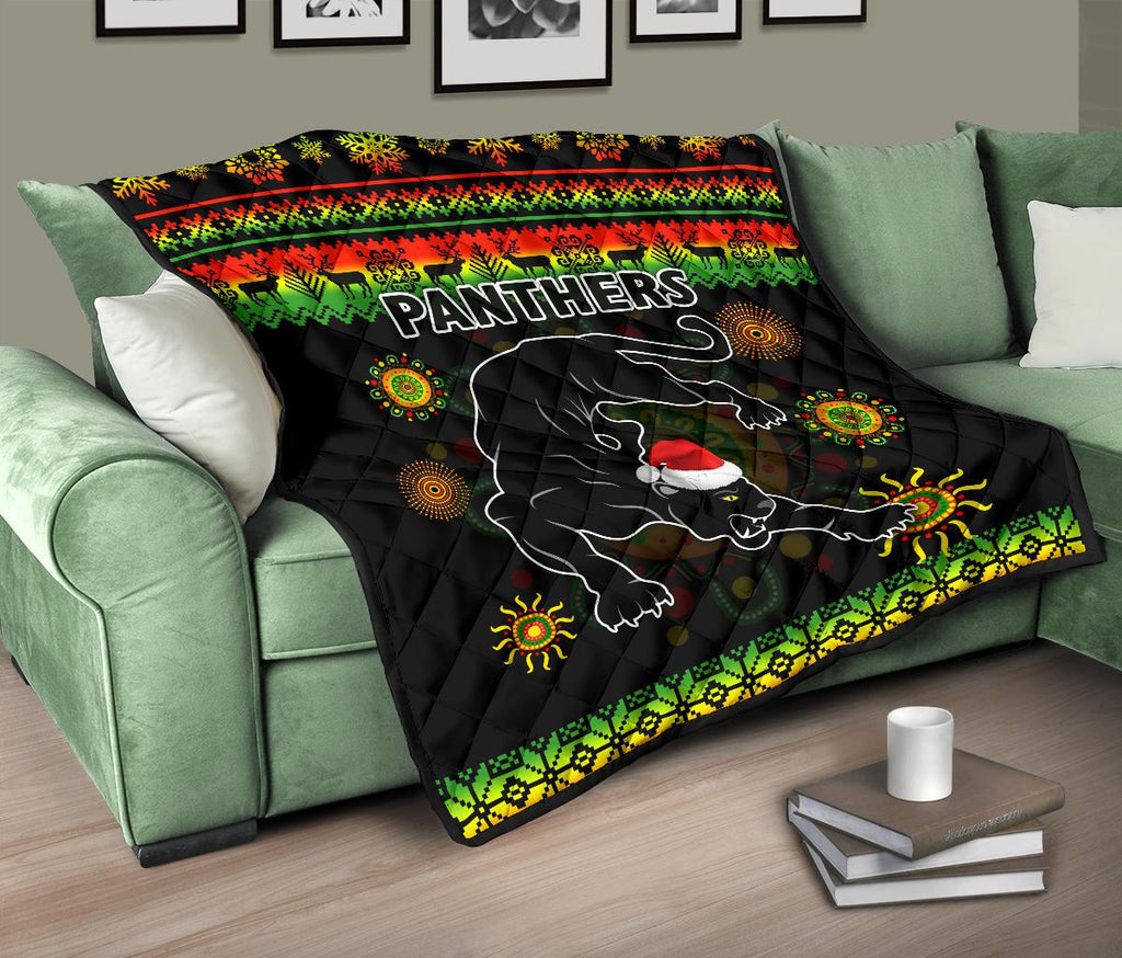 penrith-panthers-christmas-premium-quilt-indigenous