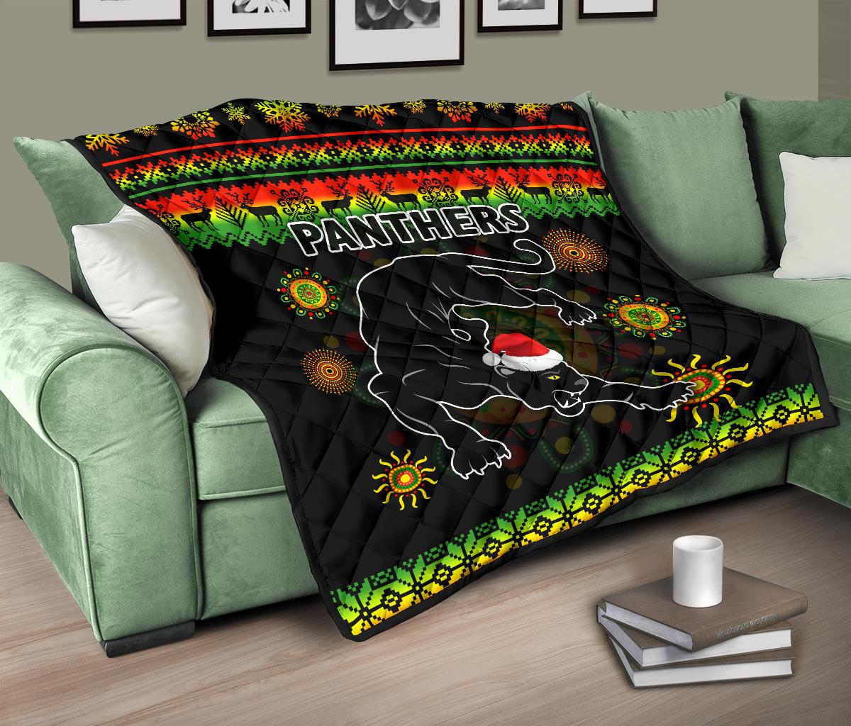 penrith-panthers-christmas-premium-quilt-indigenous