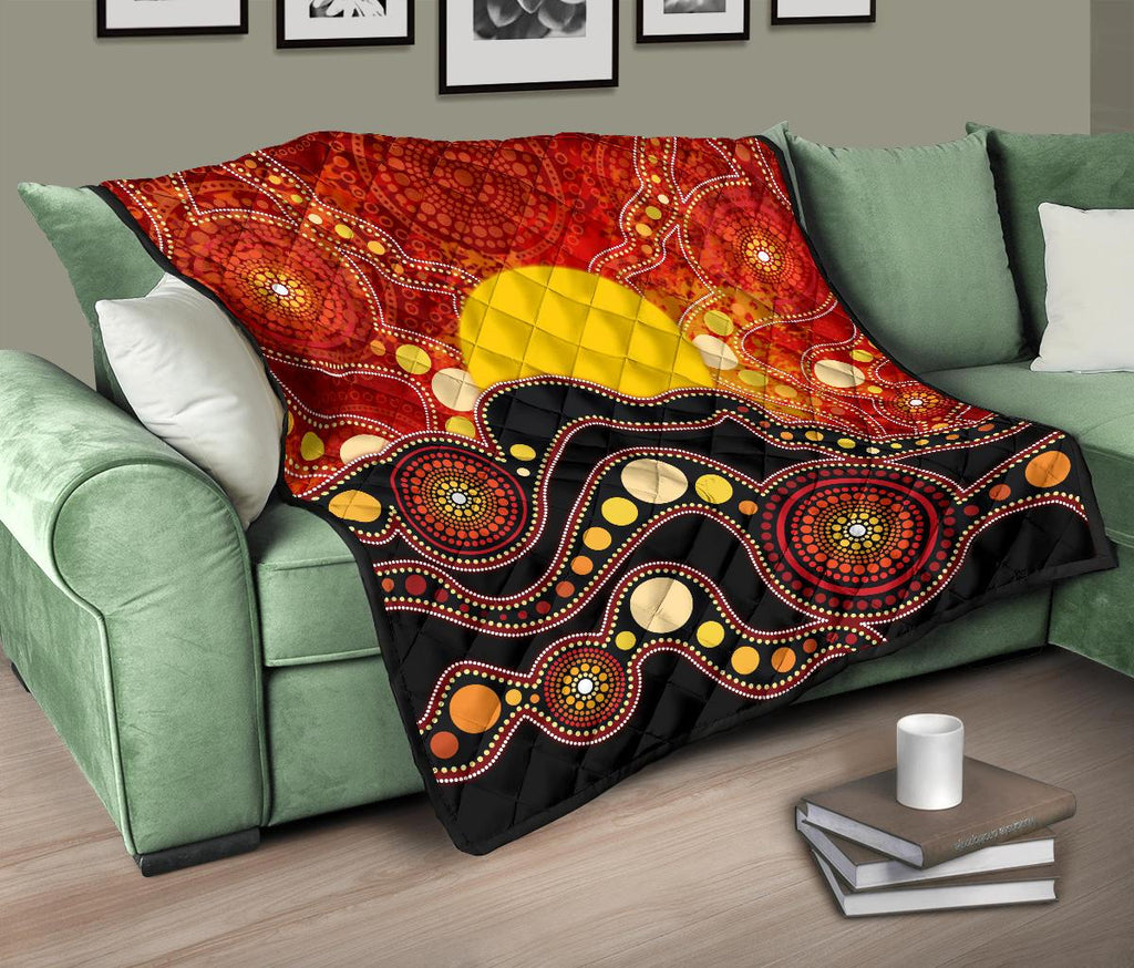 aboriginal-premium-quilt-aboriginal-lives-matter-flag-dot-painting-art